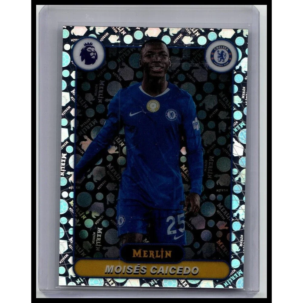 Topps 2026 Merlin Premier League } Moisés Caicedo Vintage Merlin Refractor